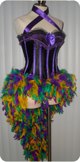 Purple corset costume